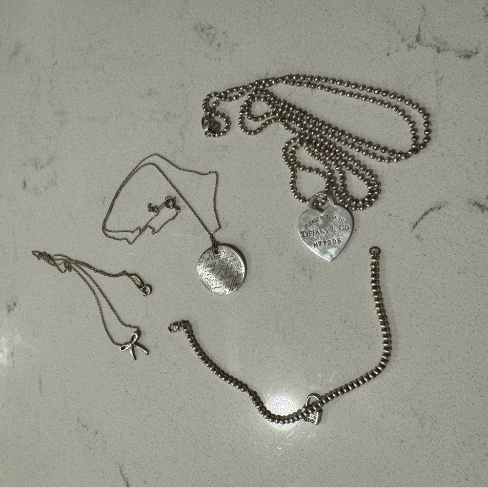 Tiffany & Co. Silver Jewelry Set